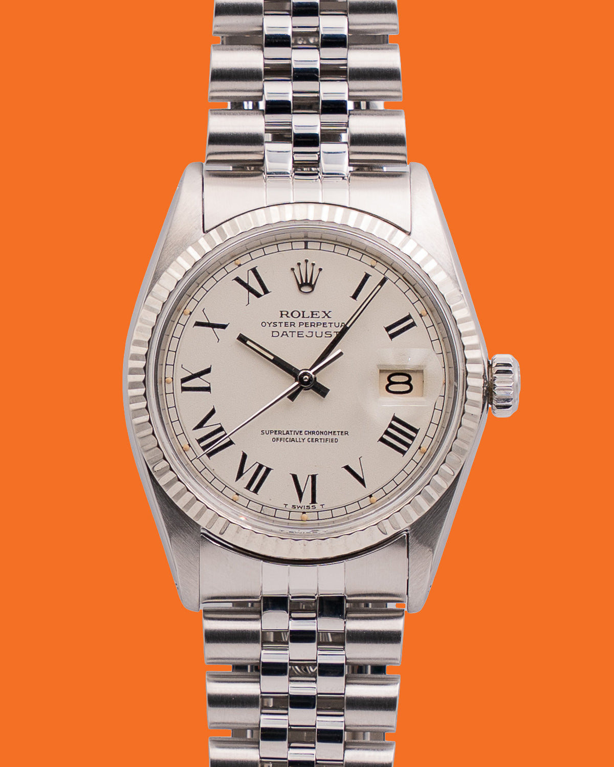 Rolex Datejust 36mm 1601 Roman Dial Swiss T Dial 2 Million Serial