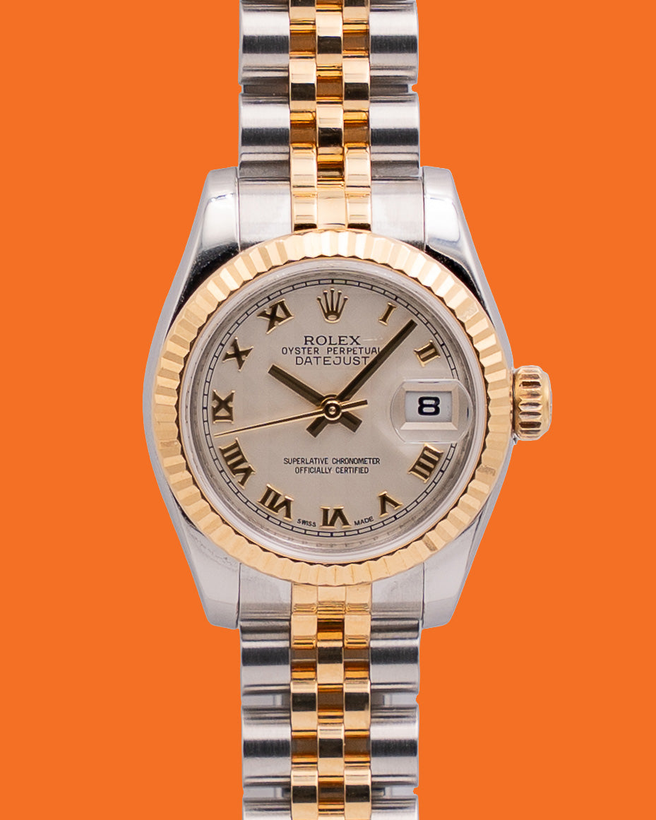 Rolex Datejust 26mm 179173 Pyramid Dial Roman Jubilee 2012