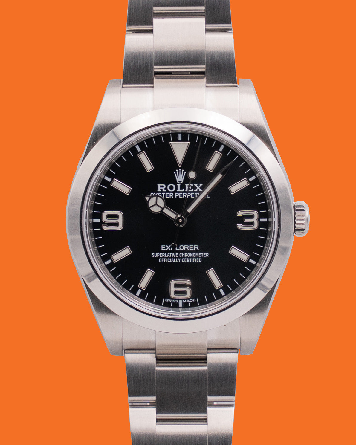 Rolex Explorer 39mm 214270 Black Mark 2 Dial