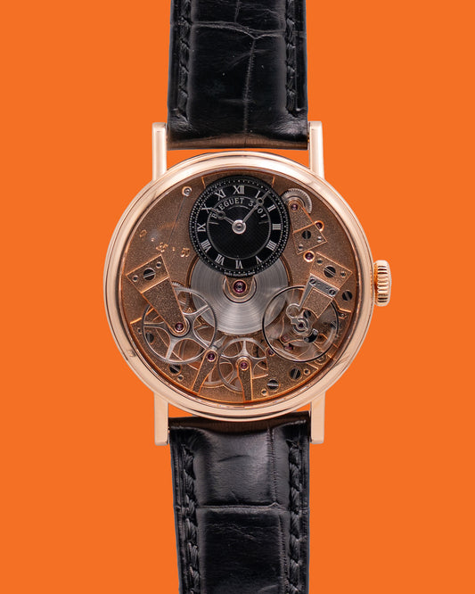 Breguet Tradition 37mm 7027BR Rose Gold Dial Black Leather Strap 2021
