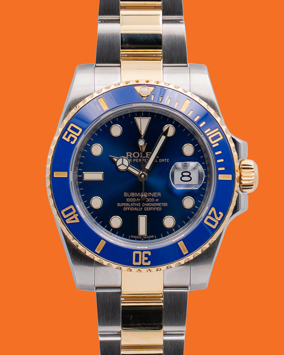 Rolex Submariner Date 40mm 116613lb "Bluesy" 2015