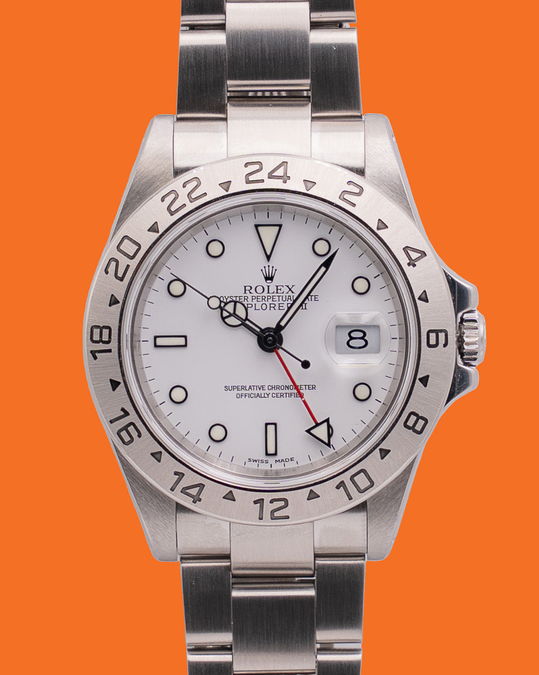 Rolex Explorer II 40mm 16570 White Polar 2002
