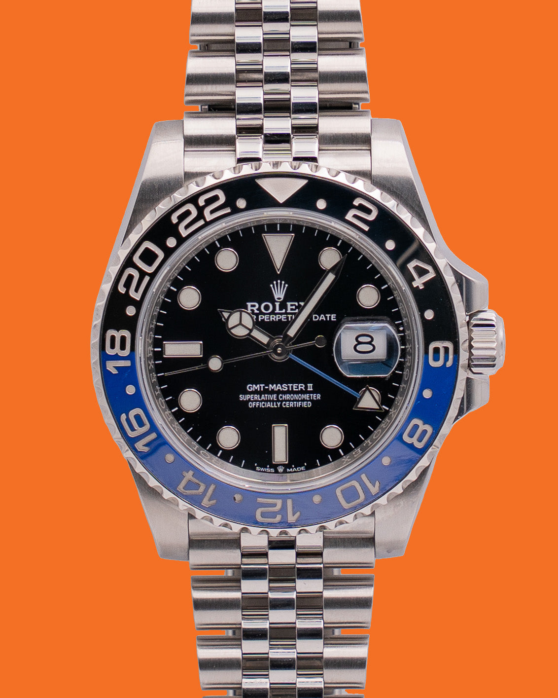 Rolex GMT-Master II 40mm 126710BLNR On  Jubilee "Batgirl" 2021