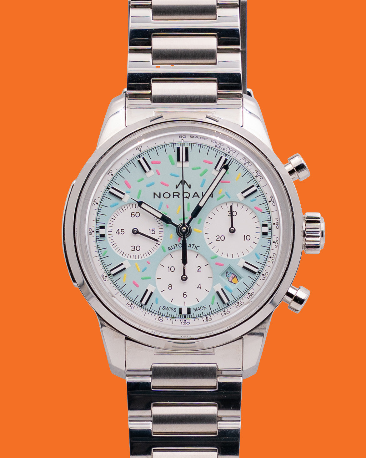 UNWORN Norqain Freedom Chrono 40mm N2201.19S04.A01 Enjoy Life Sprinkle Turqoise 2026