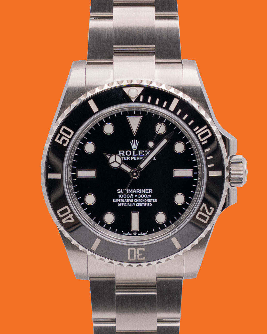 Unworn Rolex SUBMARINER 41mm 124060 On Oyster 2025