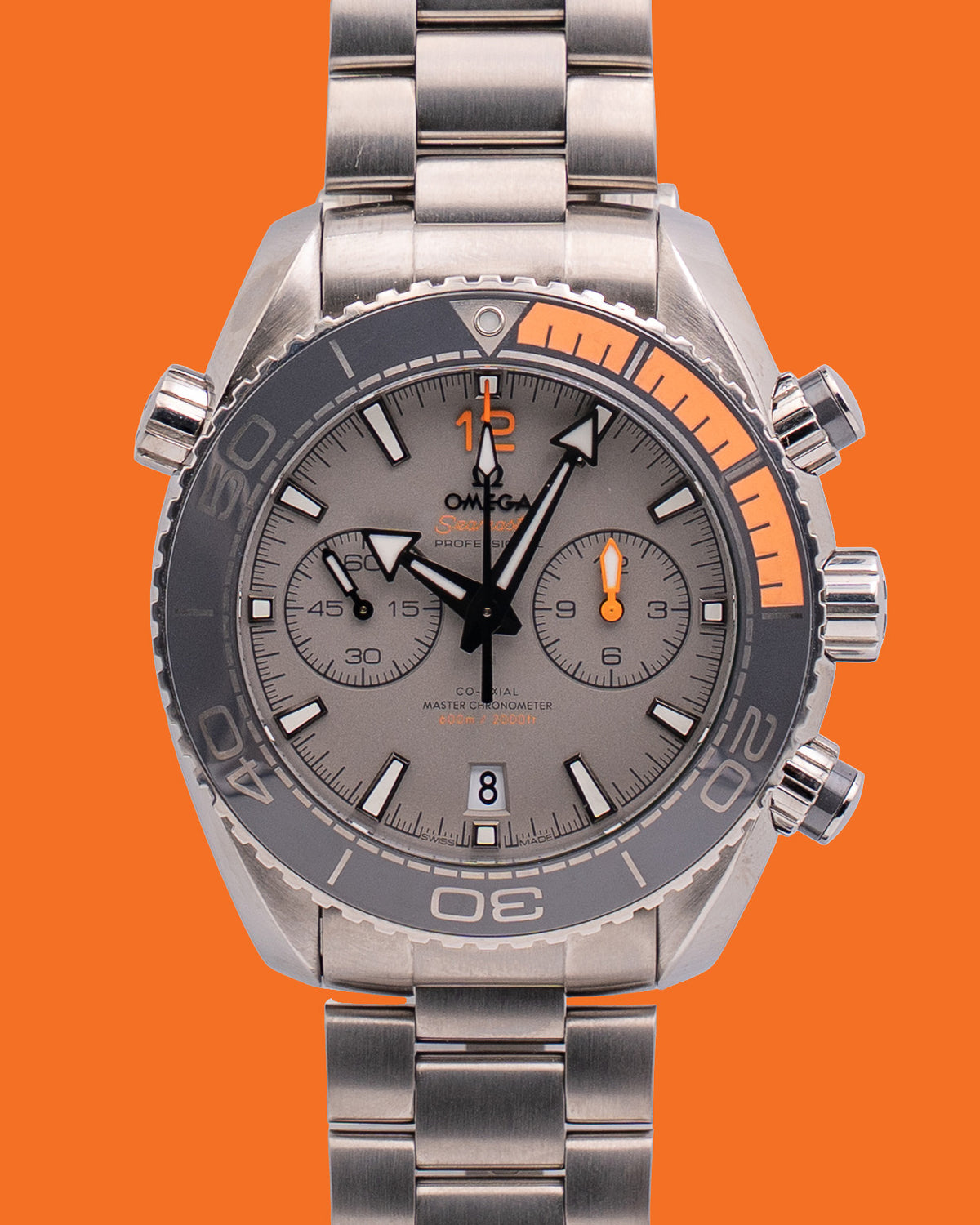 Omega Seamaster Planet Ocean 600M 45.5mm 215.90.46.51.99.001 Grey Dial Chronograph 2022