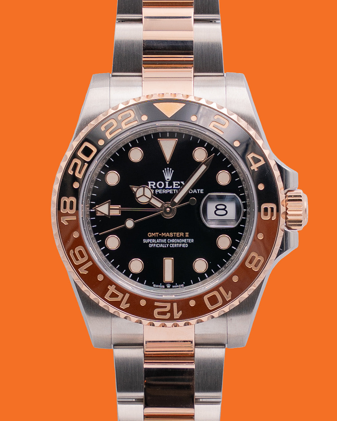 CPO Rolex GMT-Master II 40mm 126711CHNR "Root Beer" On Oyster 2021