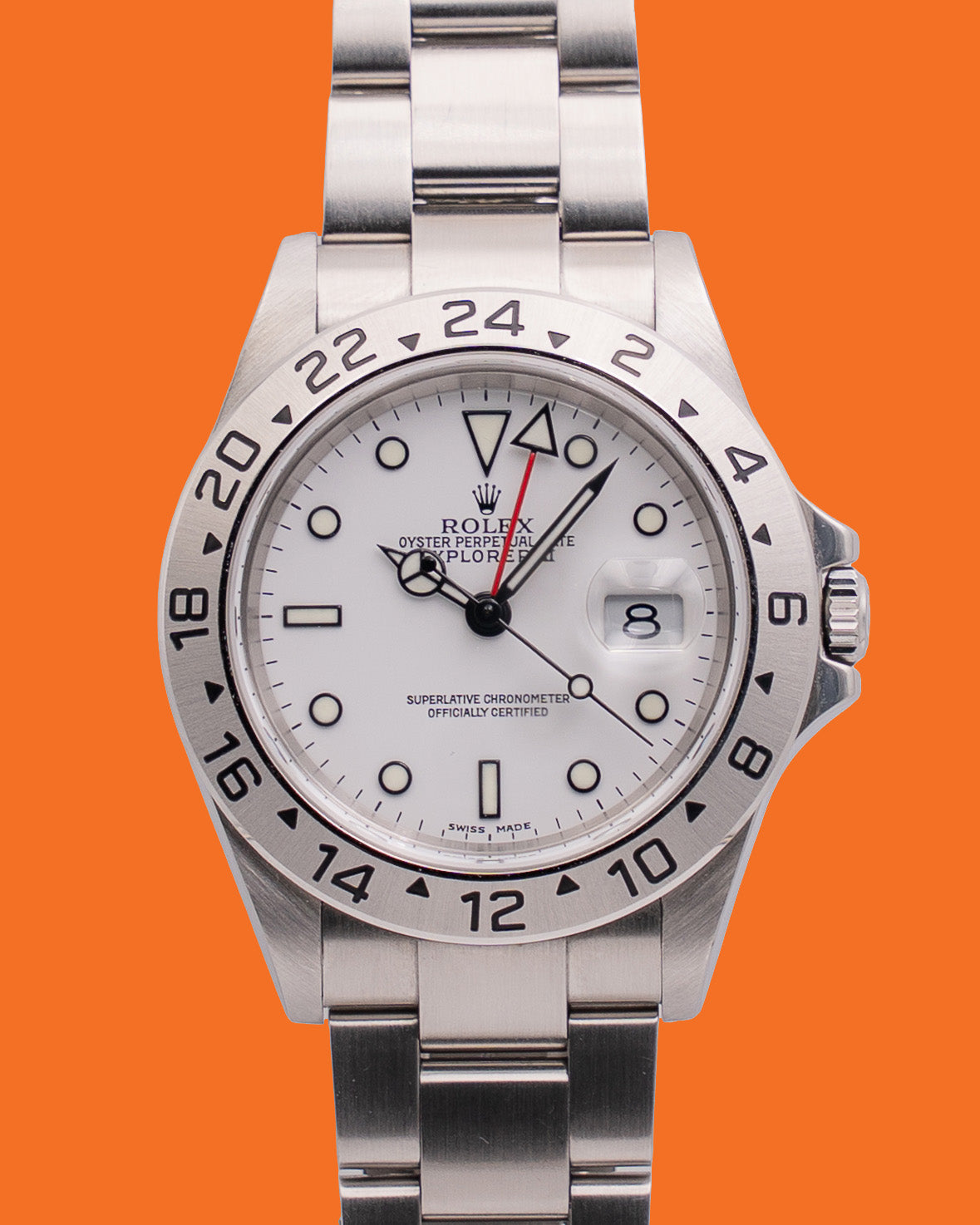 Rolex Explorer II 40mm 16570 "Polar White" 2005