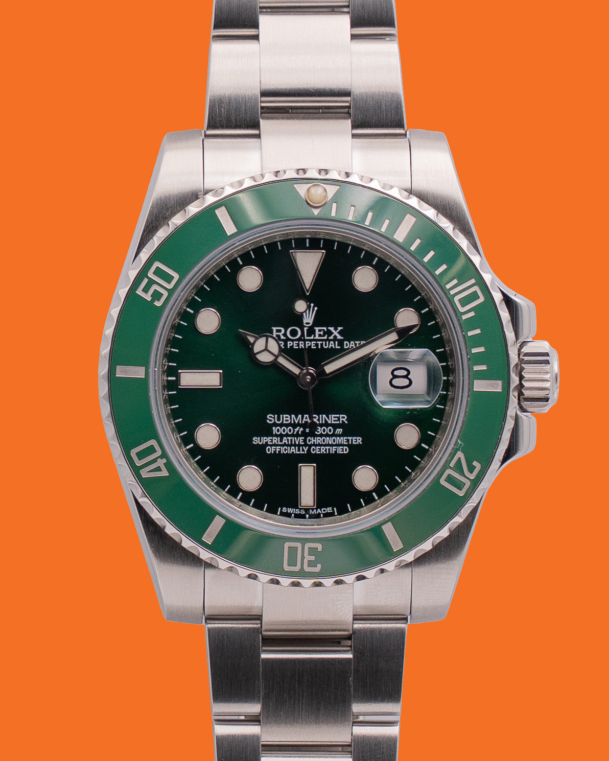 Rolex Submariner 40mm 116610LV Hulk 2010