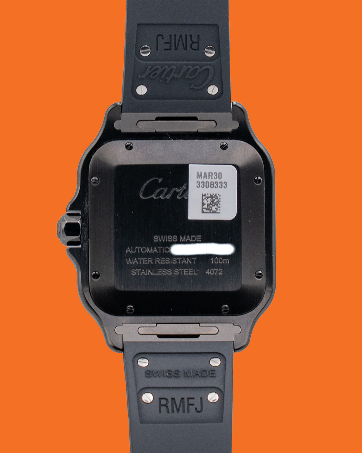 Cartier Santos 39mm WSSA0045 Black Dial On Rubber Strap 2026