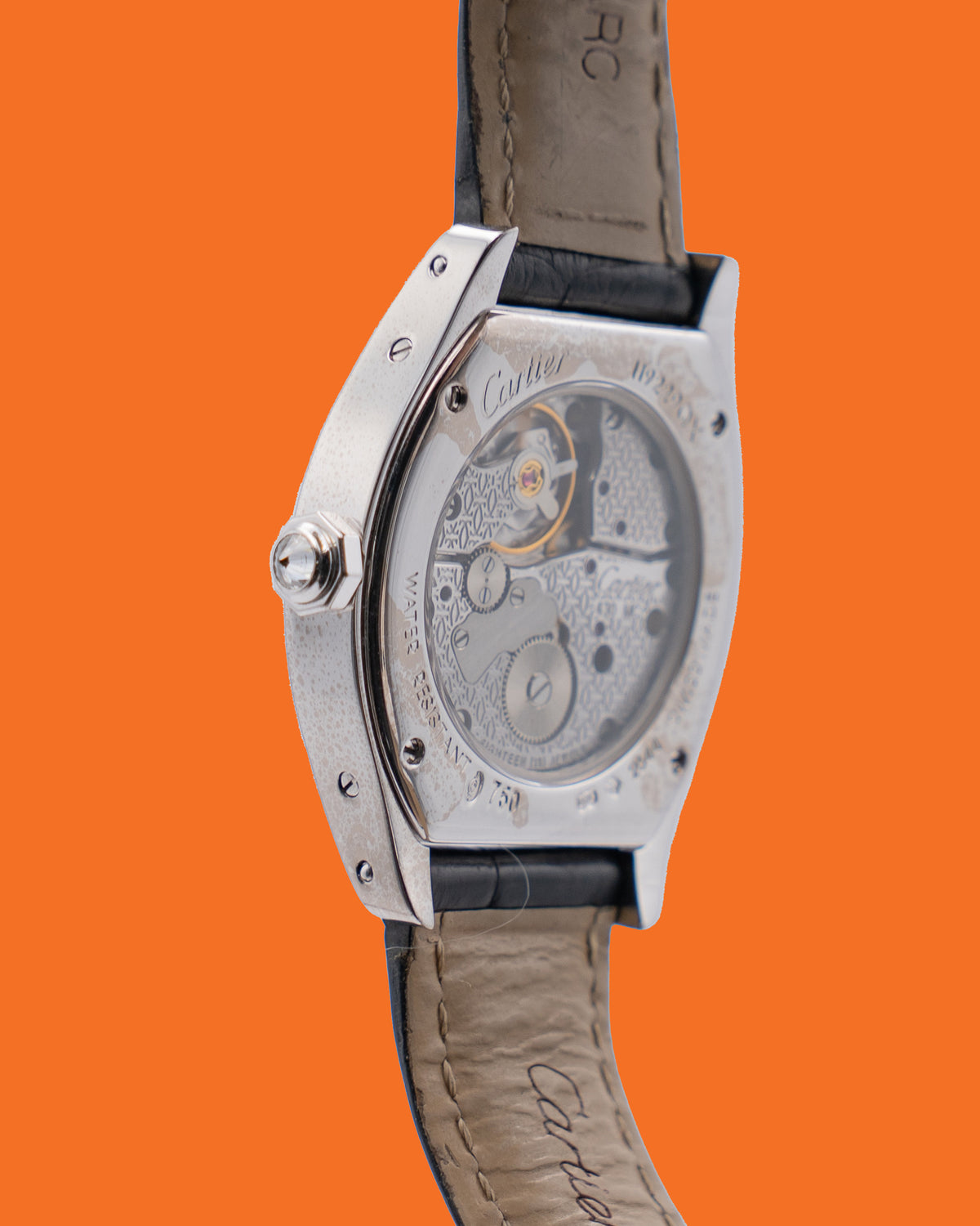 Cartier Tortue WA507231 White Gold Diamond Bezel