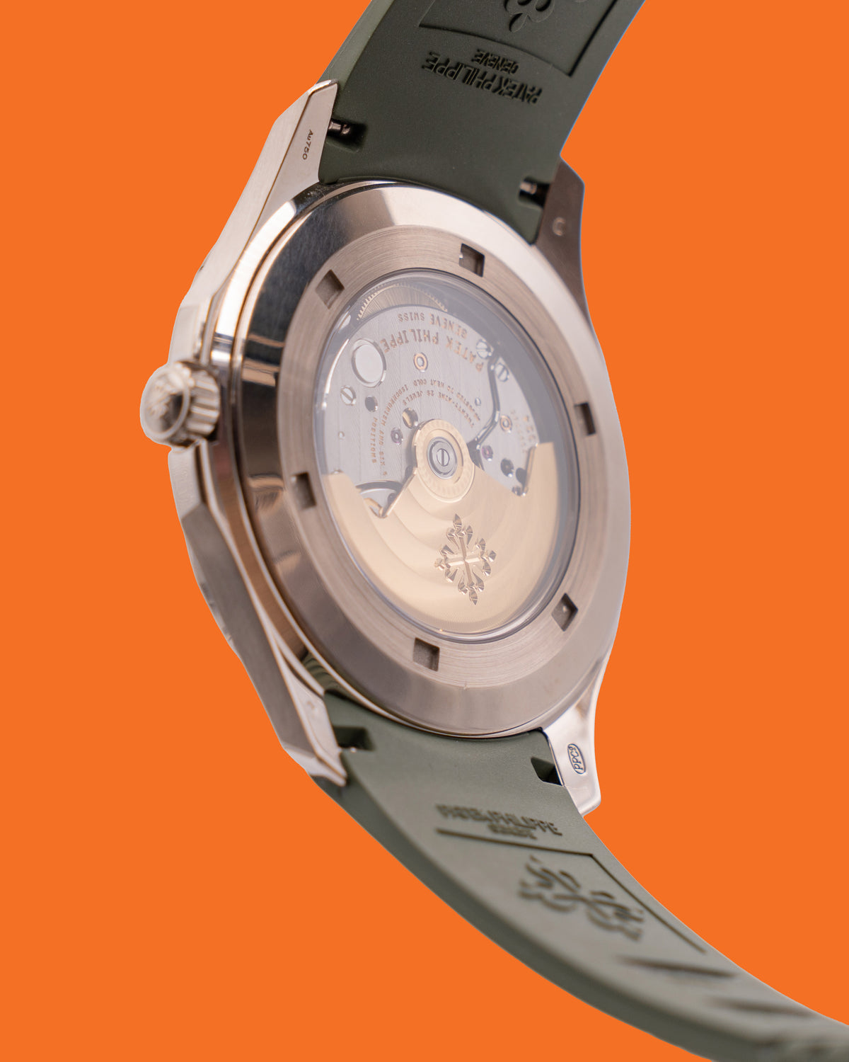 Patek Philippe Aquanaut 42mm 5168G-010 White Gold Khaki Green Dial 2021