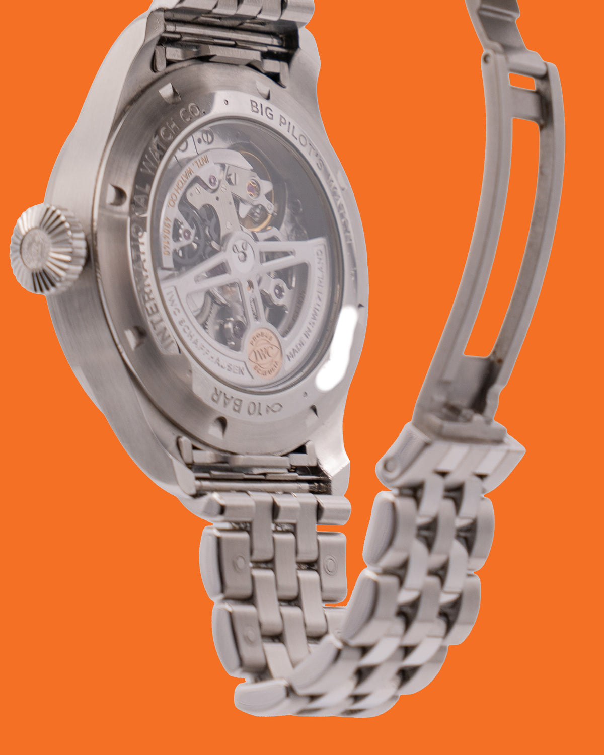 IWC 43mm IW329301 "Big Pilots" On steel Bracelet 2021