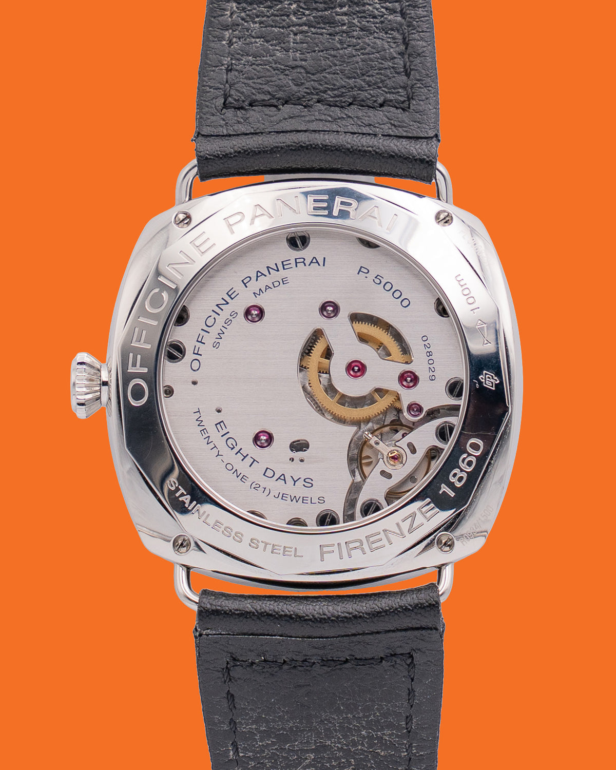 Panerai Radiomir 45mm Pam00610 Black Seal 8 Days Accaio