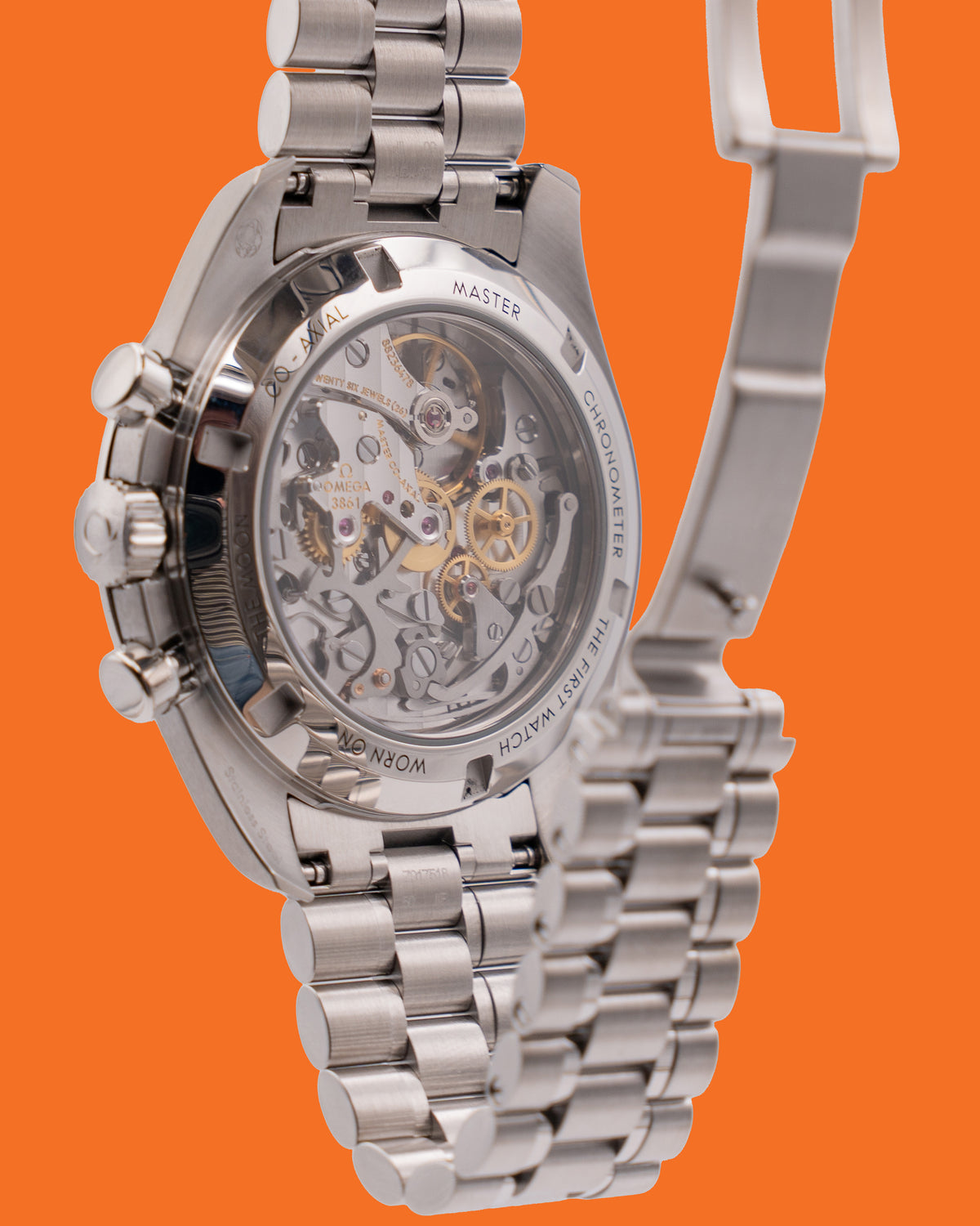 Omega Speedmaster 42mm 31030425004001 White Dial Chronograph