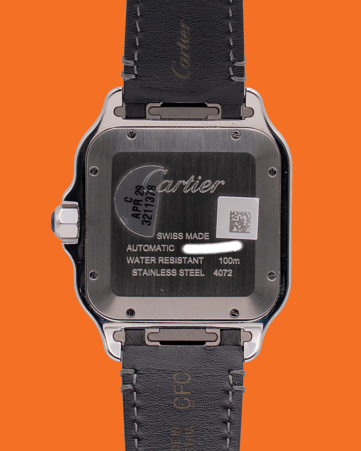 Cartier Santos Large 39mm WSSA0096 Black Dial Black Leather Strap 2025