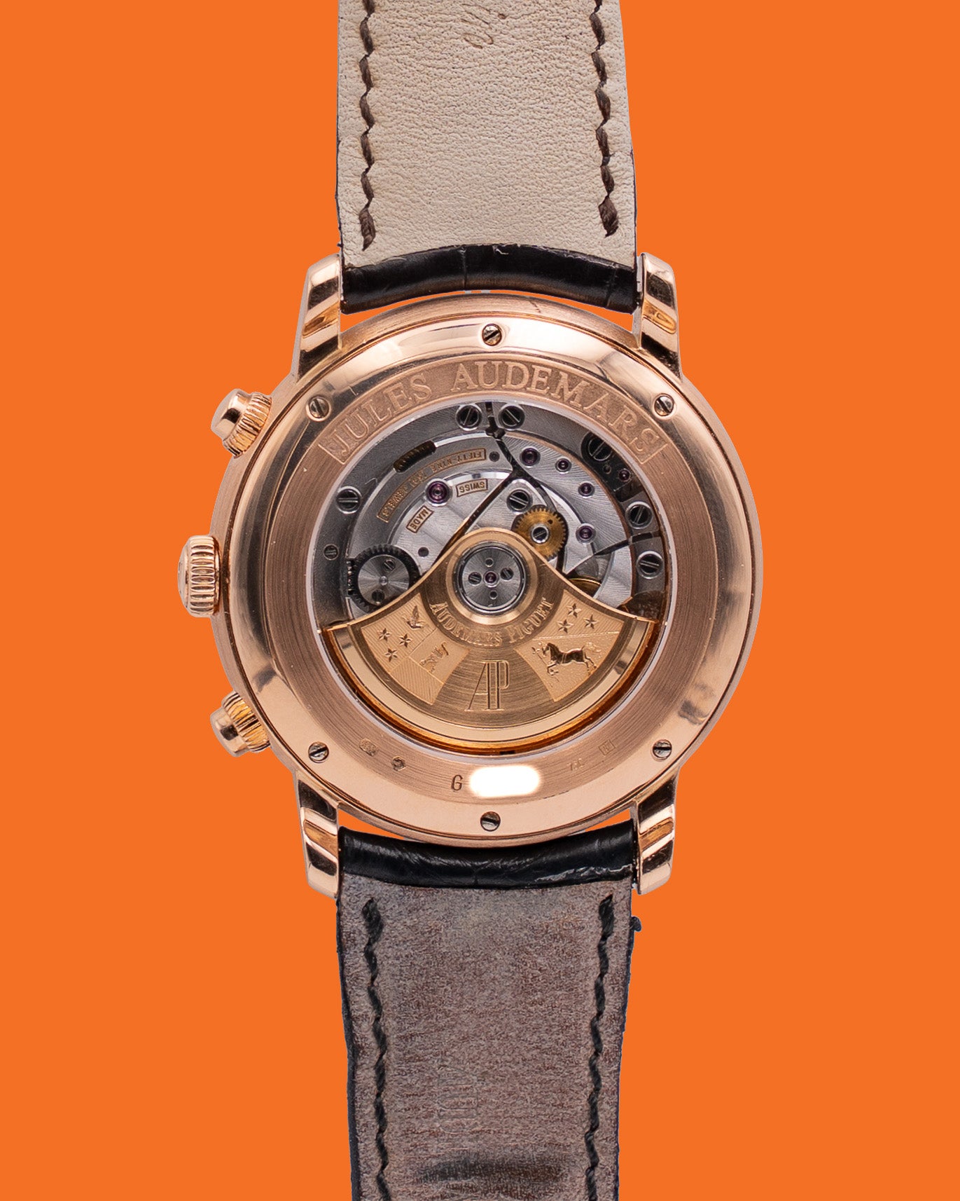 Audemars Piguet Jules Audemars 41mm 26100 Rose Gold White Dial Chronograph
