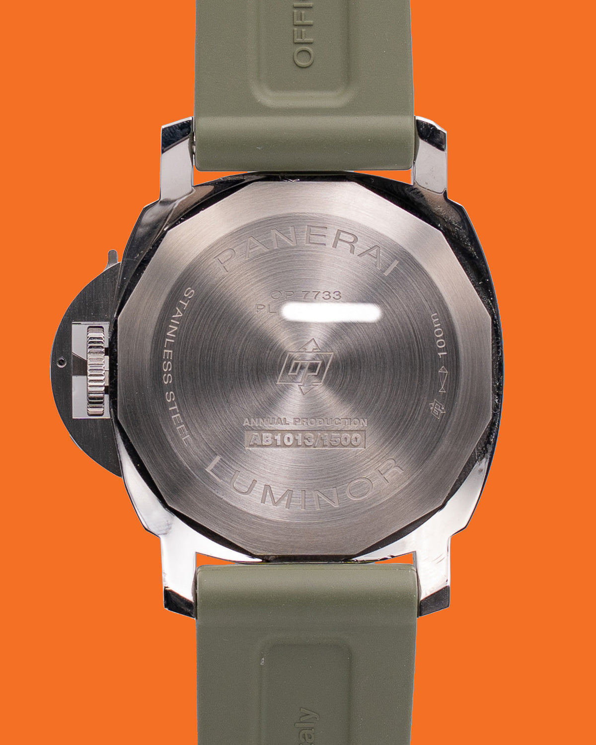 Panerai Luminor Base 44mm PAM01087 White Dial Green Strap 2026
