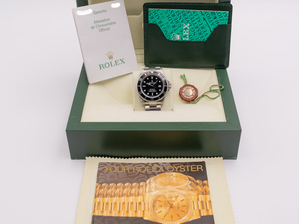 NEW OLD STOCK Rolex Seadweller 4000 40mm 16600 Black Dial 2007
