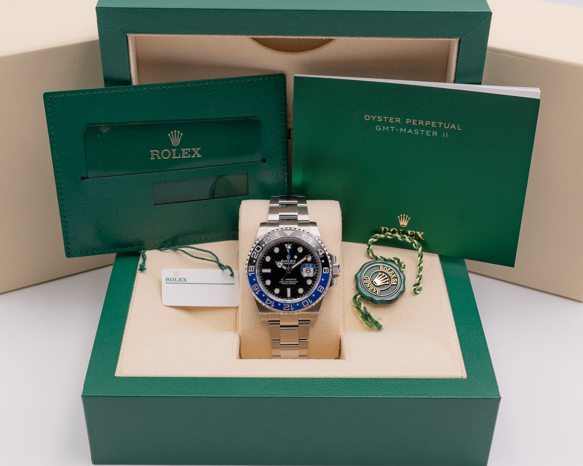 STICKERS ON CLASP Rolex GMT-Master II 40mm 126710BLNR Batman 2023