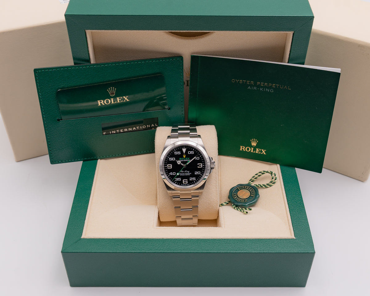 Rolex Air King 40mm 126900 Black 2024