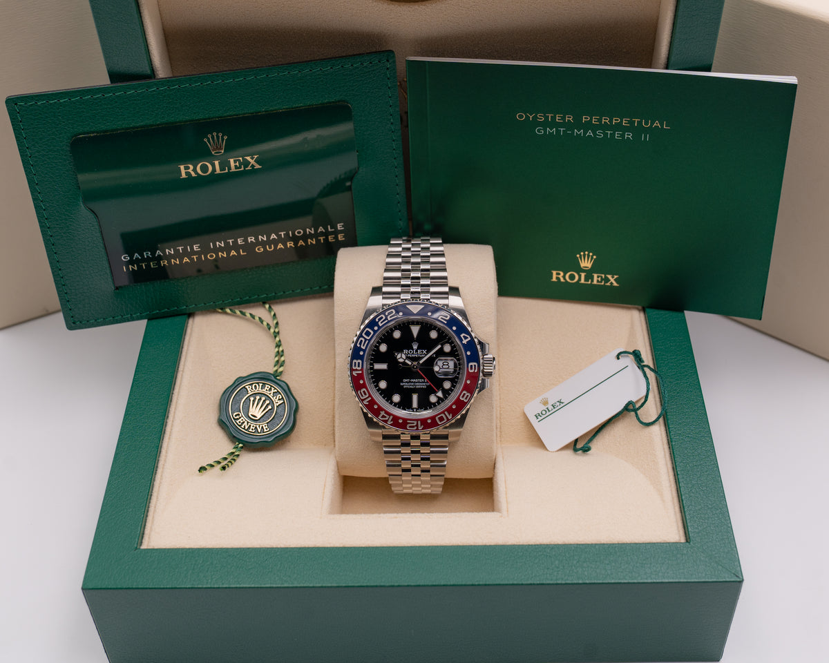 Rolex GMT Master II 40mm 126710BLRO Pepsi Jubilee 2022