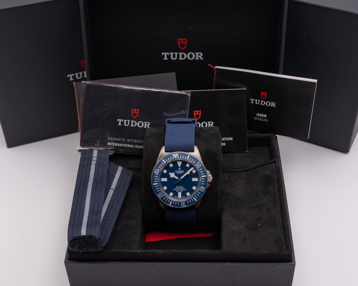 Tudor Pelagos FXD 42mm 25707B/25-0001 Titanium Blue Dial 2025