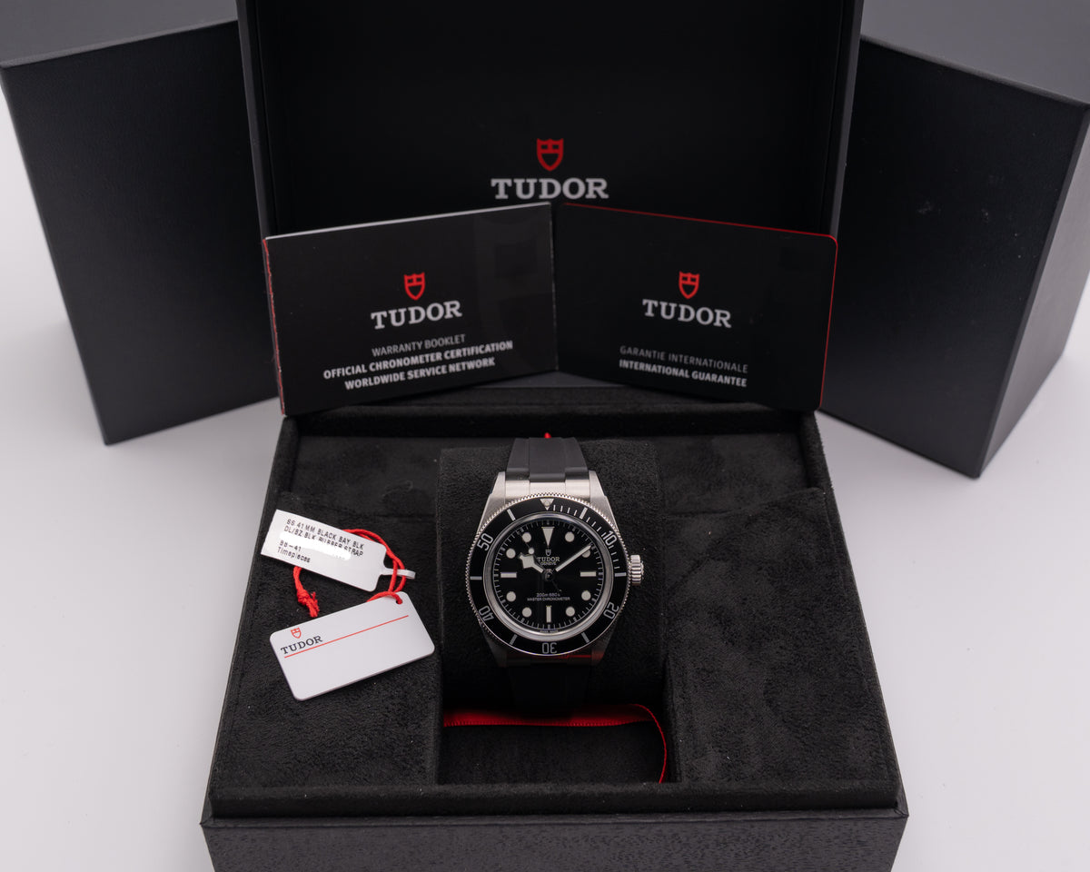 Tudor Black Bay Chronometer 41mm 7941A1A0NU Black Dial Rubber Strap 2026