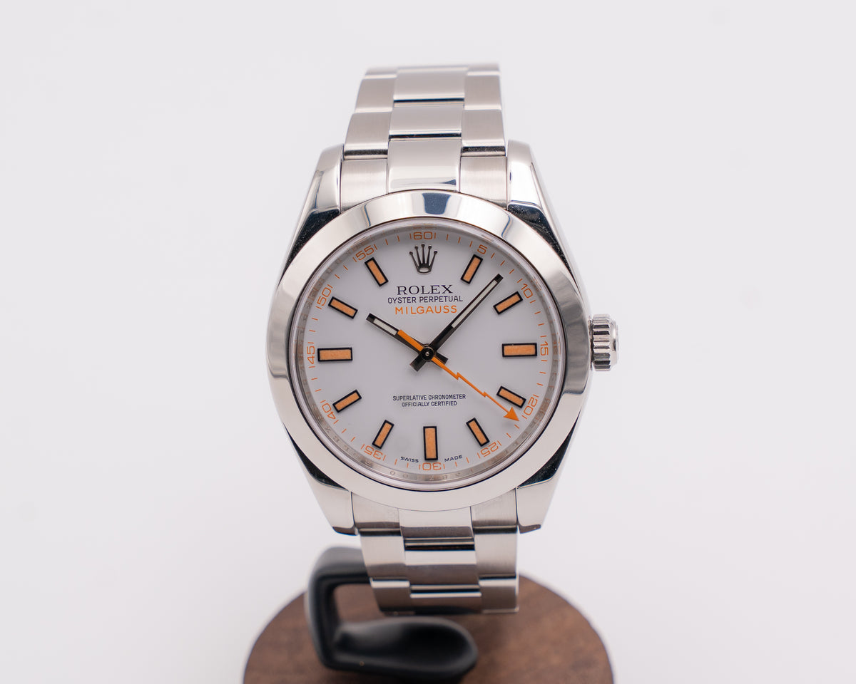 Rolex Milgauss 40mm 116400 White Dial