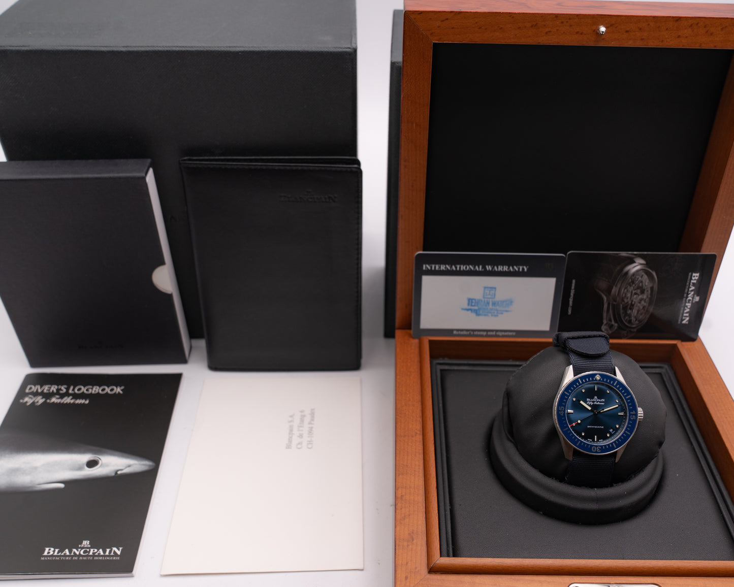 Blancpain Fifty Fathoms Bathyscaphe 38mm 5100-1140-o52a Blue Dial 2025