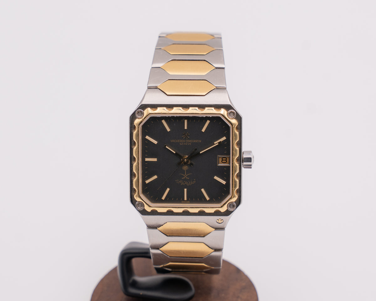 Vacheron constantin 222 38mm 46004 Saudi Stamp Two Tone Grey Dial