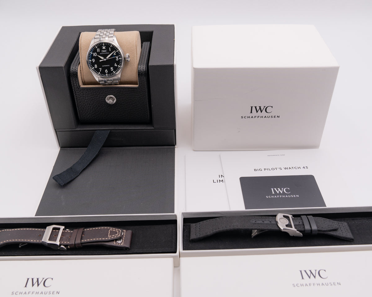 IWC 43mm IW329301 "Big Pilots" On steel Bracelet 2021