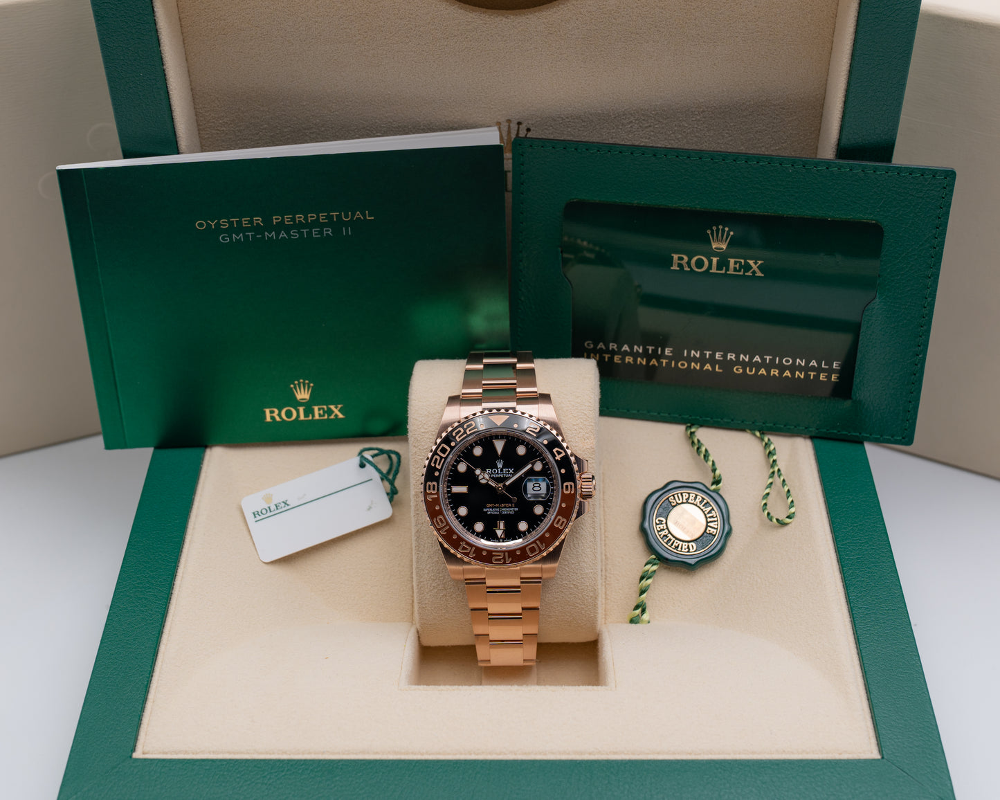 Rolex GMT-Master II 40mm 126715CHNR Rose Gold 2023