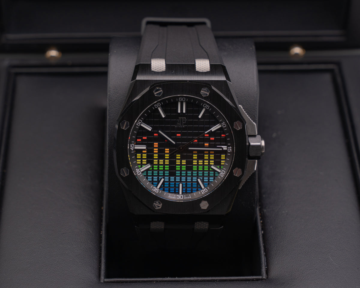 Audemars Piguet Royal Oak Offshore 43mm 15600CE.OO.A002CA.01-Music Edition Ceramic Black Dial
