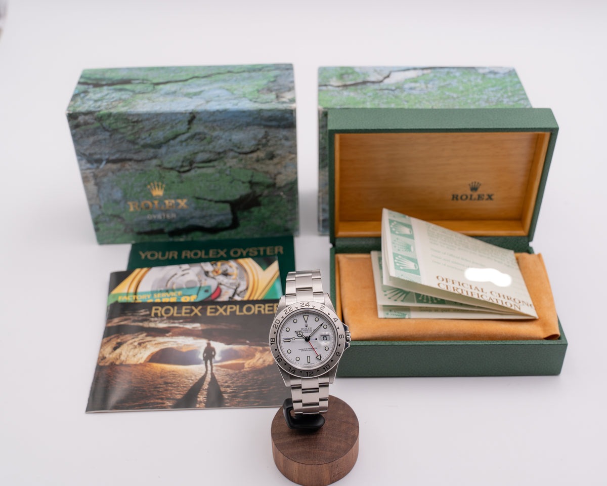 Rolex Explorer II 40mm 16570 White Polar 2002