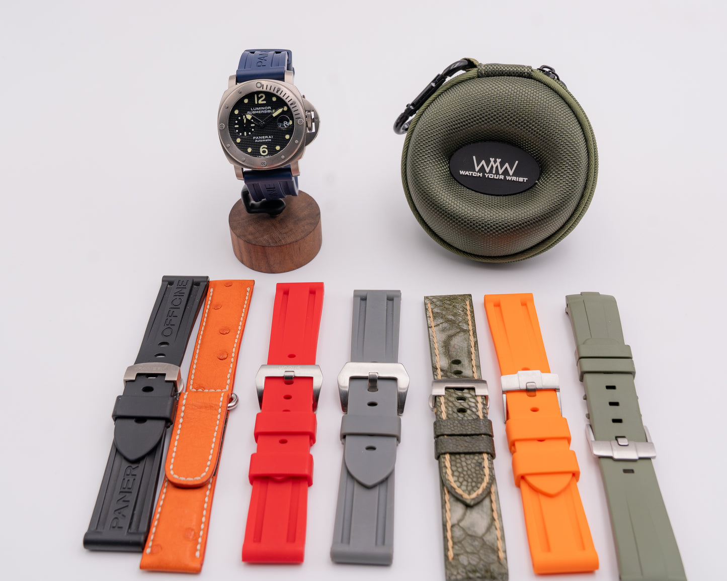 Panerai Luminor 44mm Pam00025 Rubber Strap