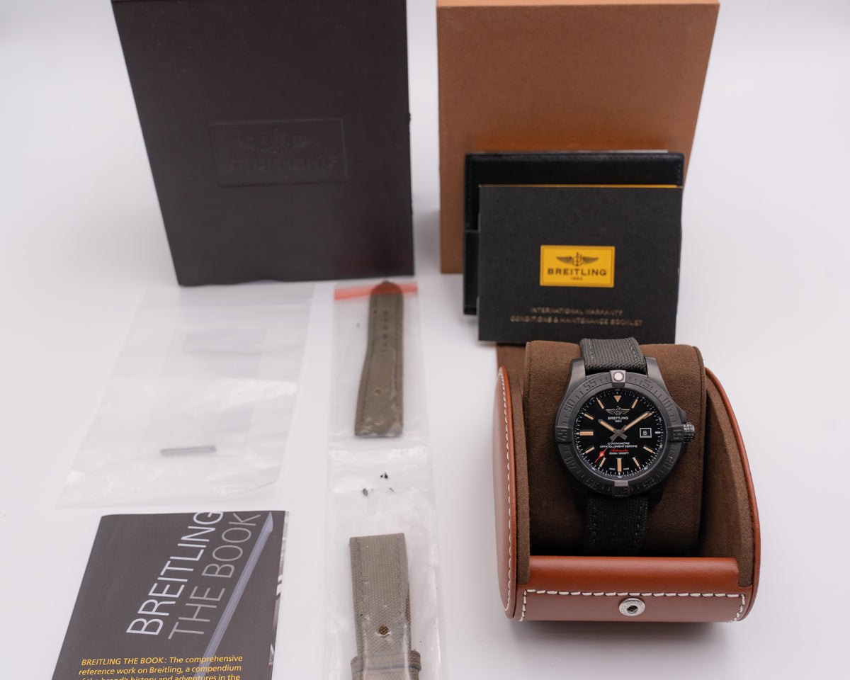Breitling Avenger Blackbird 48mm v1731010 Black Titanium 2016