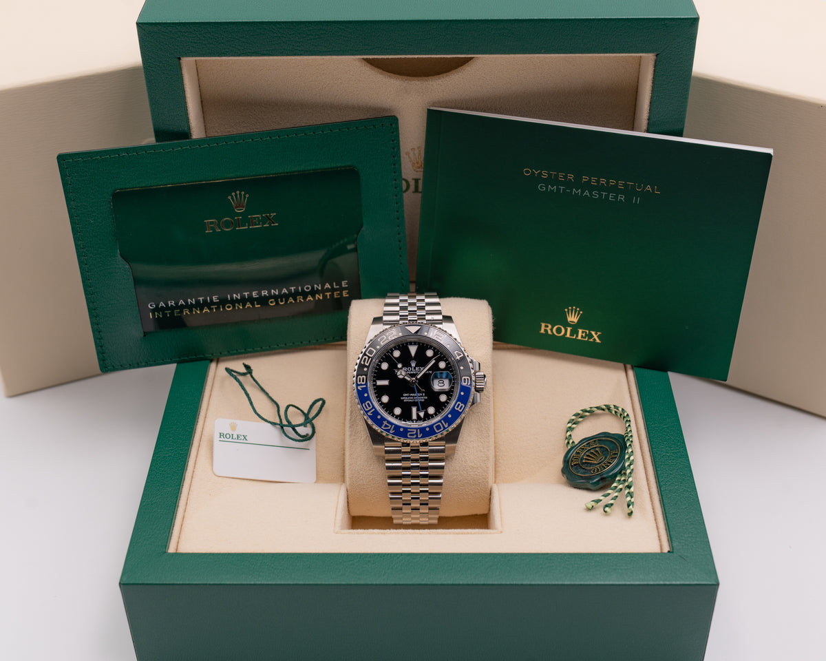 Rolex GMT Master II 40mm 126710BLNR Batgirl 2024