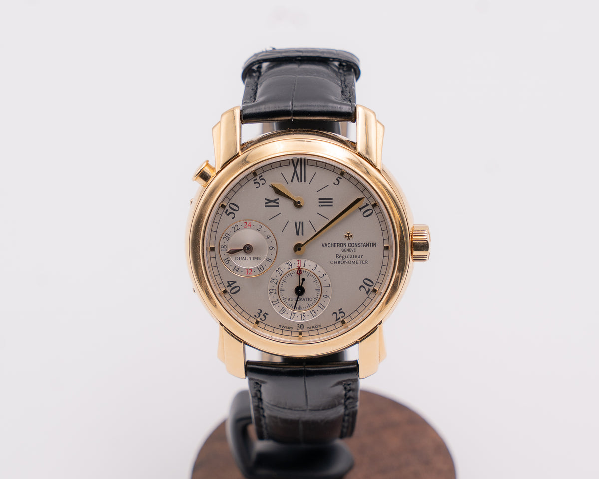 Vacheron Constantin Malte 39mm 42005/000J Yellow Gold Dual Time