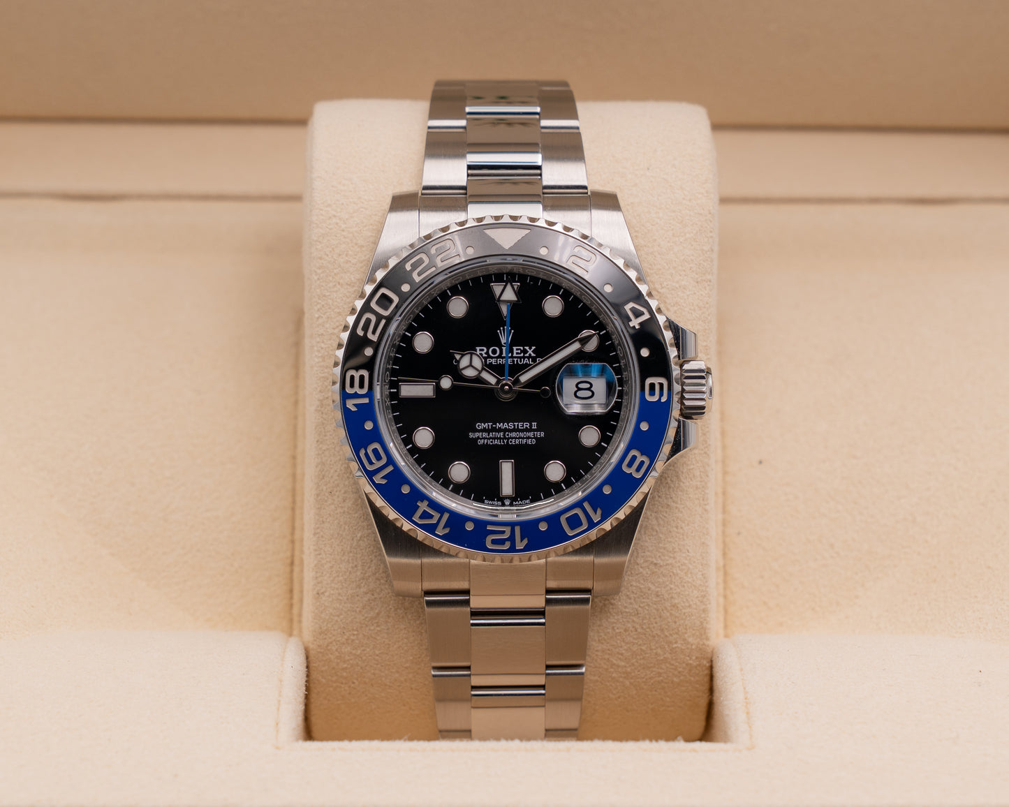STICKERS ON CLASP Rolex GMT-Master II 40mm 126710BLNR Batman 2023