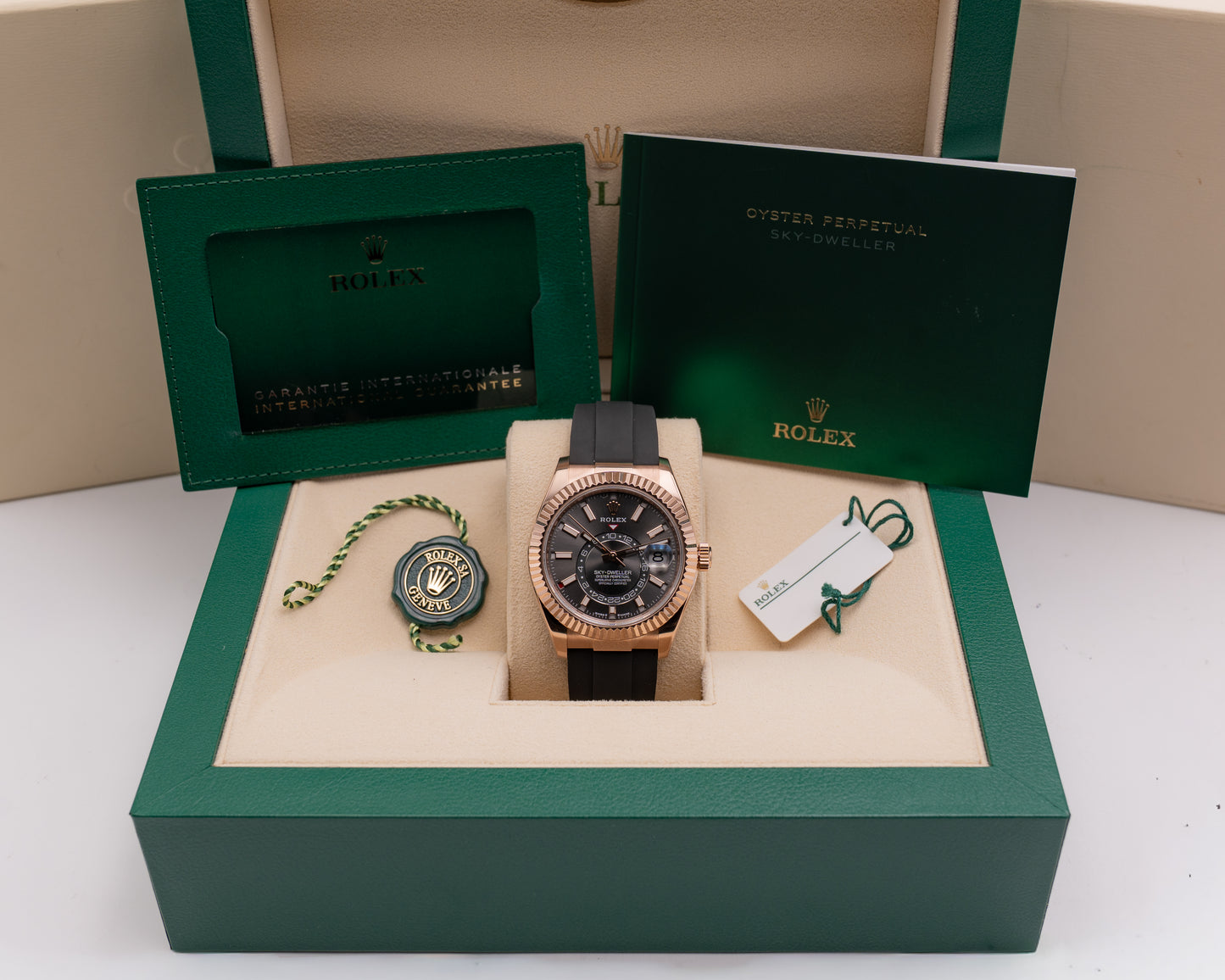 Rolex Sky-Dweller 42mm 336235 Rhodium Rose Gold Oysterflex 2024
