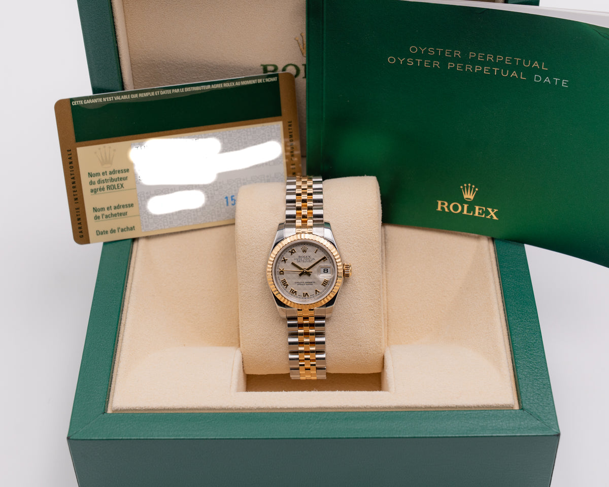 Rolex Datejust 26mm 179173 Pyramid Dial Roman Jubilee 2012