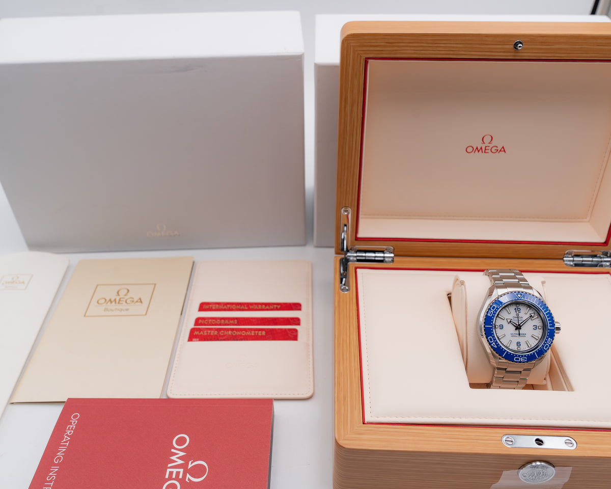 Omega Planet Ocean 6000m 45.5mm Blue and White 2023