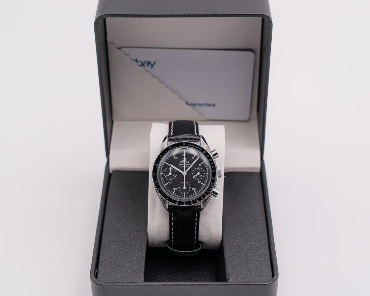 Omega Speedmaster 39mm 3510.50 Black Dial on Leather Strap