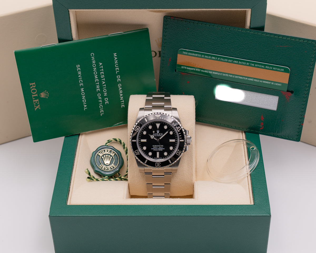 Rolex Submariner No-Date 40mm 114060 Black Dial On Oyster 2015