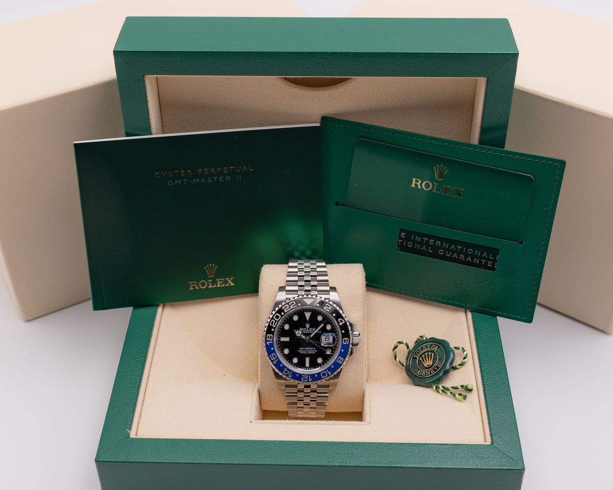 Rolex GMT-Master II 40mm 126710BLNR On  Jubilee "Batgirl" 2021
