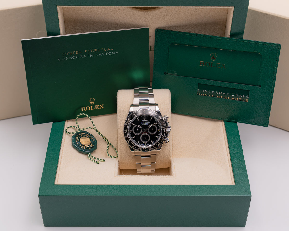 Rolex Daytona 40mm 126500 Black Dial 2024