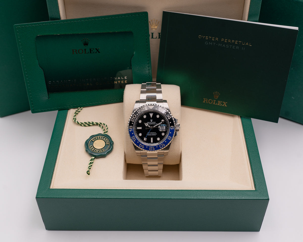 Unworn Rolex GMT-Master II 40mm 126710BLNR  "Batman" On Oyster 2025