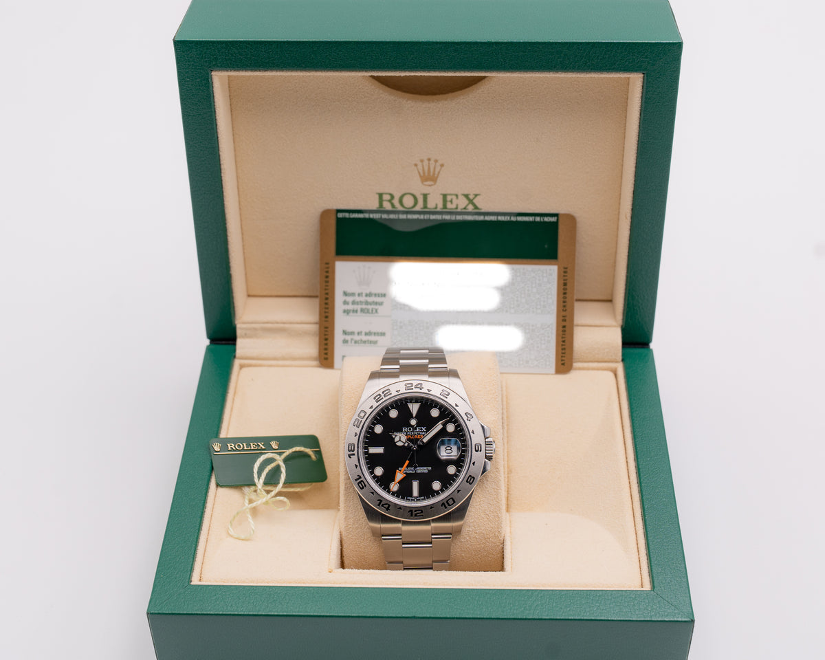Rolex Explorer II 42mm 216570 Black 2015