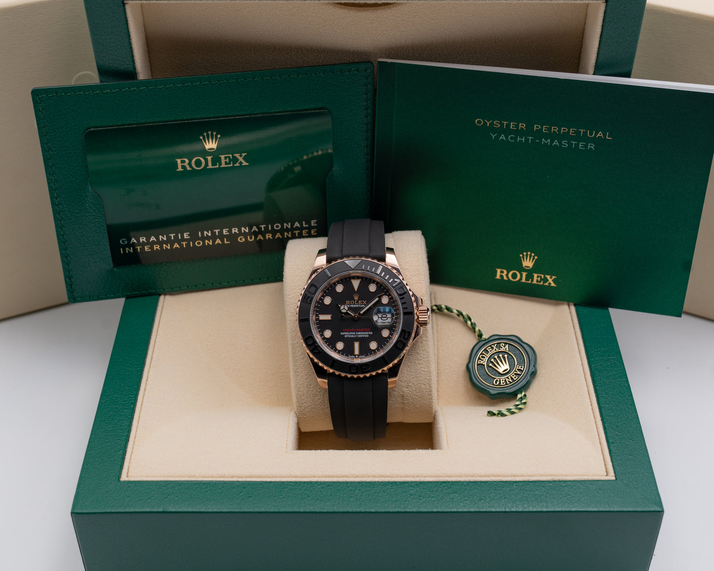 Rolex Yacht-Master 40mm 126655 Rose Gold Oyster Flex 2021
